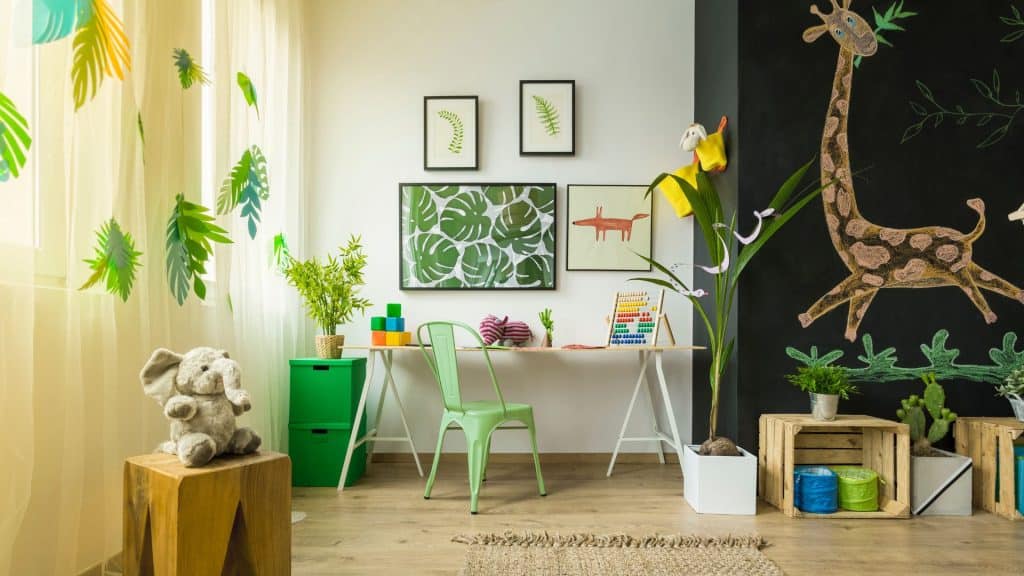 Colorful kids room