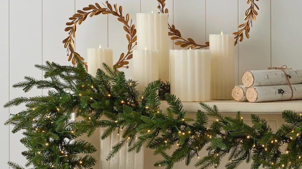 faux garland black fri