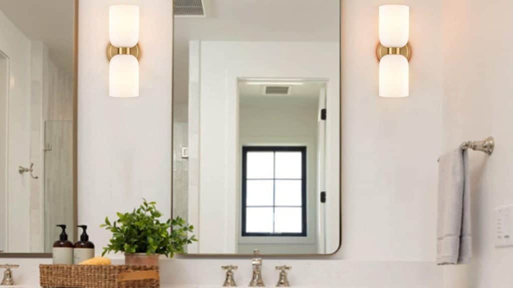 sconces bath look best
