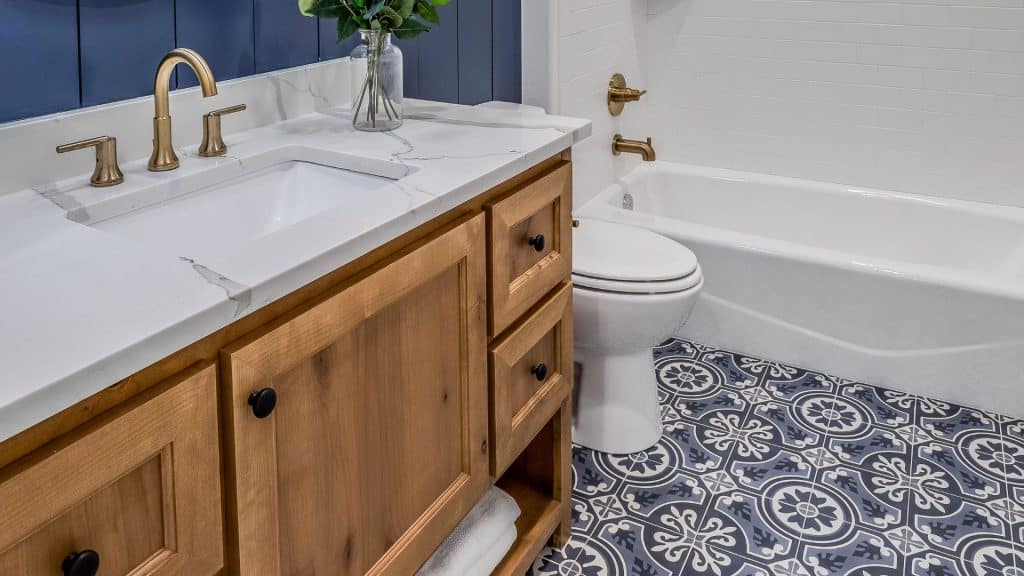 wood vanity