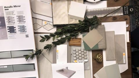 Bathroom Material board