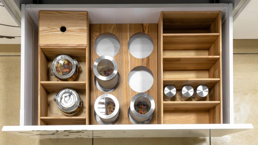 Drawers kitchen layout