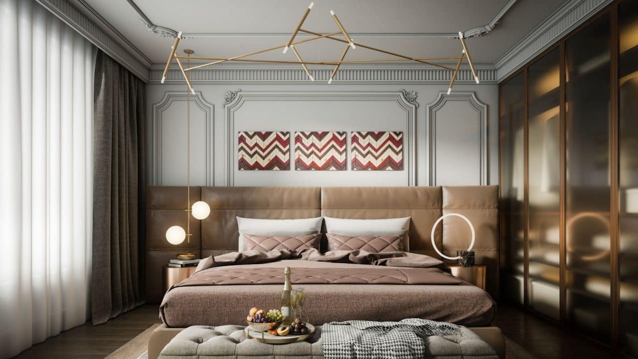 lighting bedroom layout