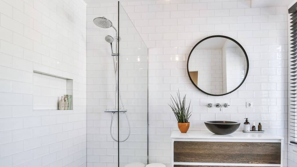 clean shower value bathroom