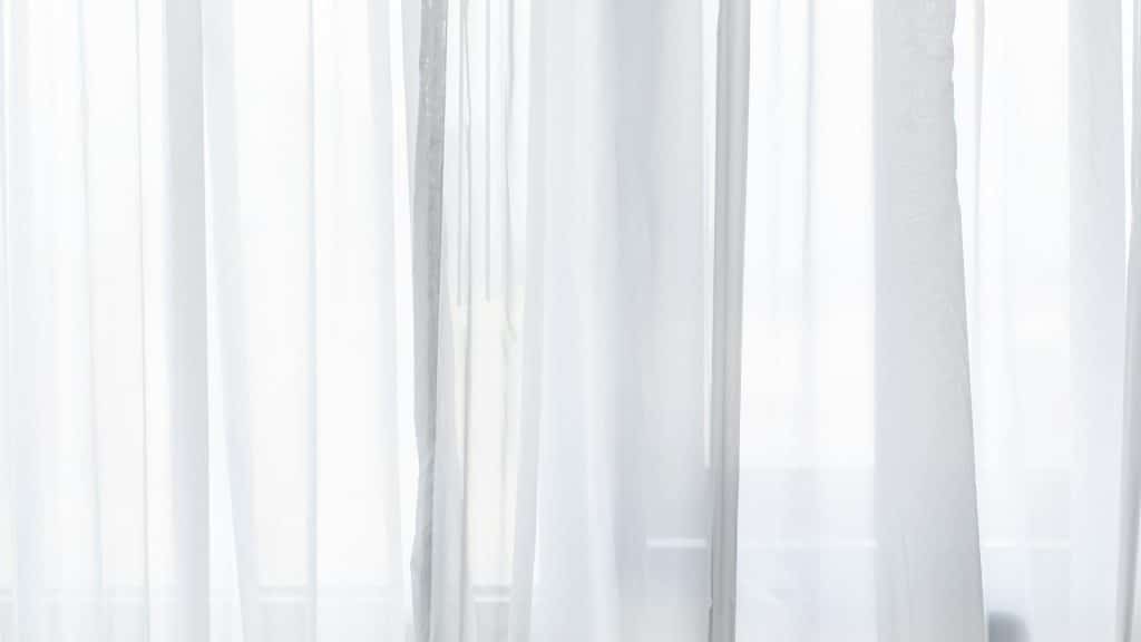 sheer drapery refresh